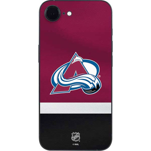 NHL Colorado Avalanche Jersey iPhone 16e Skin